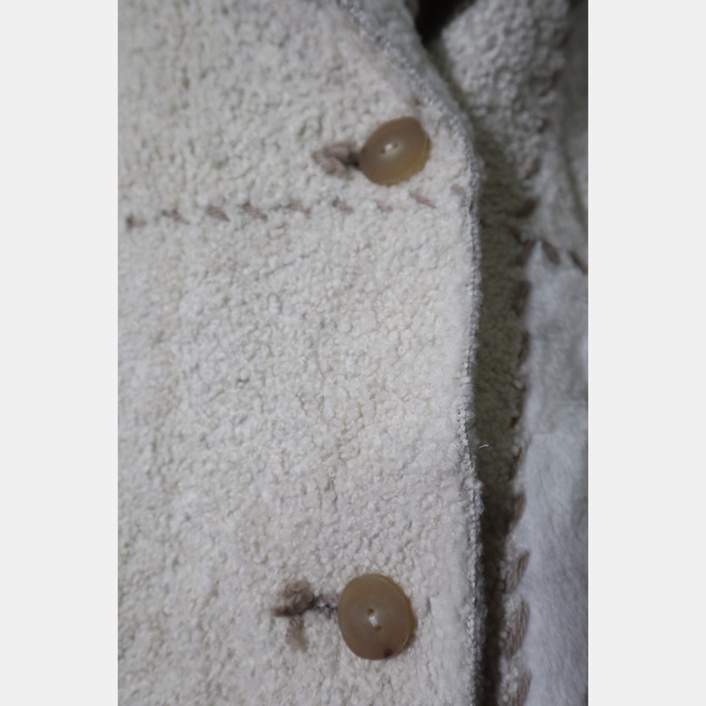 Free People x Brenda Knight Patchwork Sherpa Coat - Picture 8 of 8